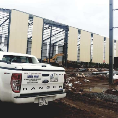 KHUNG KÈO THÉP THỦY SẢN TRÀ KHA