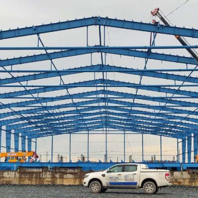 NHÀ KHO KHẨU ĐỘ 61M*120M KHÔNG CỘT GIỮA